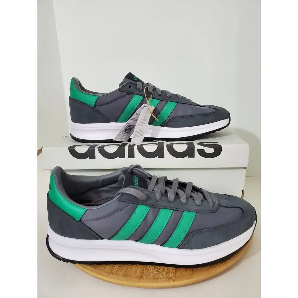 adidas Run 70s 2.0 Sneakers Grey Green Men's 10 NIB